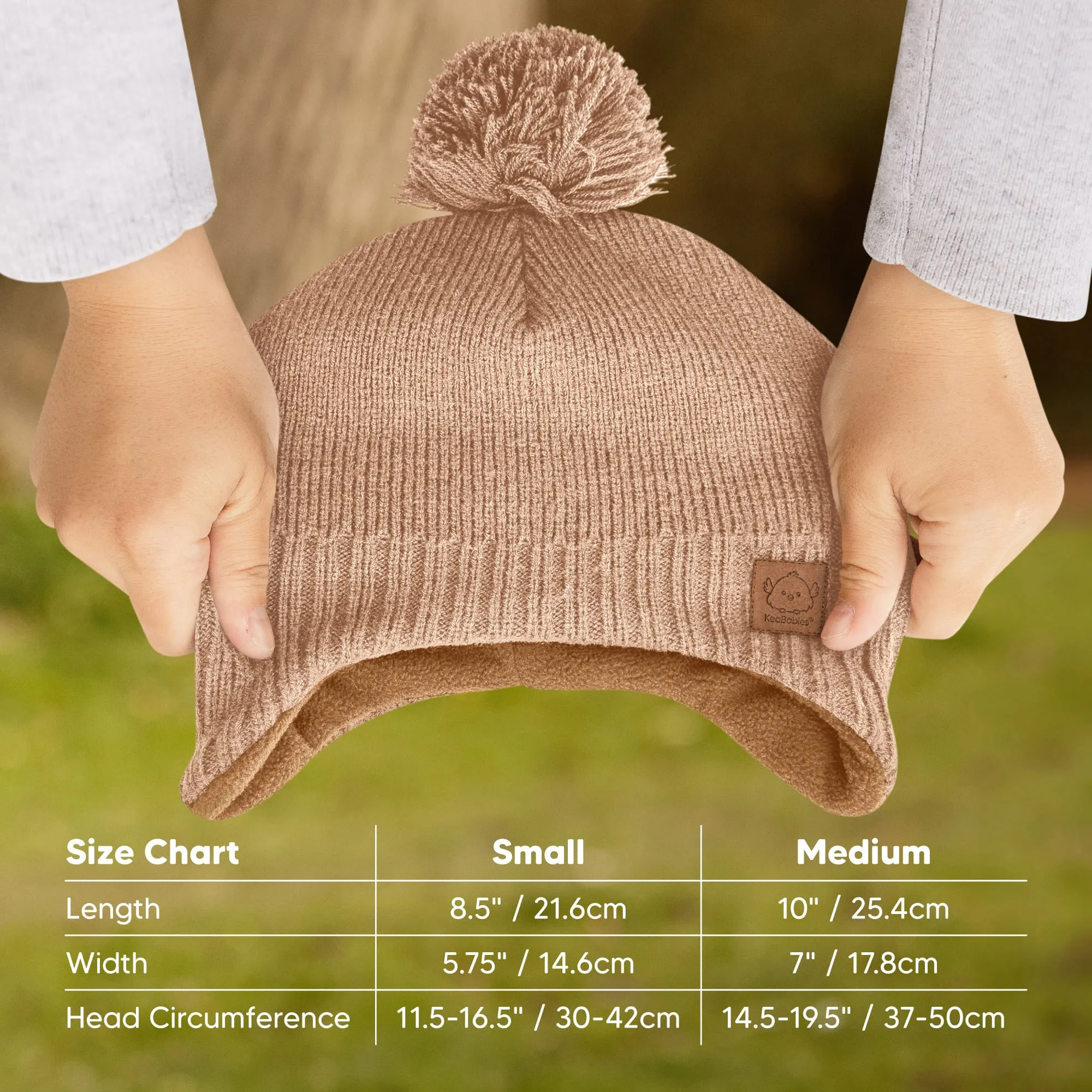 Muff Knitted Beanie (Dune)