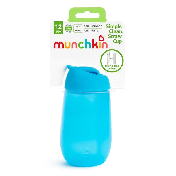 Munchkin Simple Clean Straw Cup 10oz (Blue)