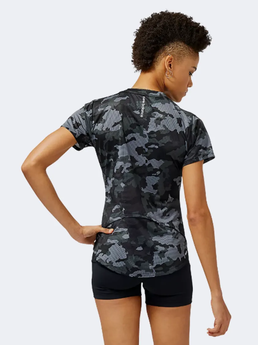 New Balance Printed Accelerate Women Training T-Shirt Phantom