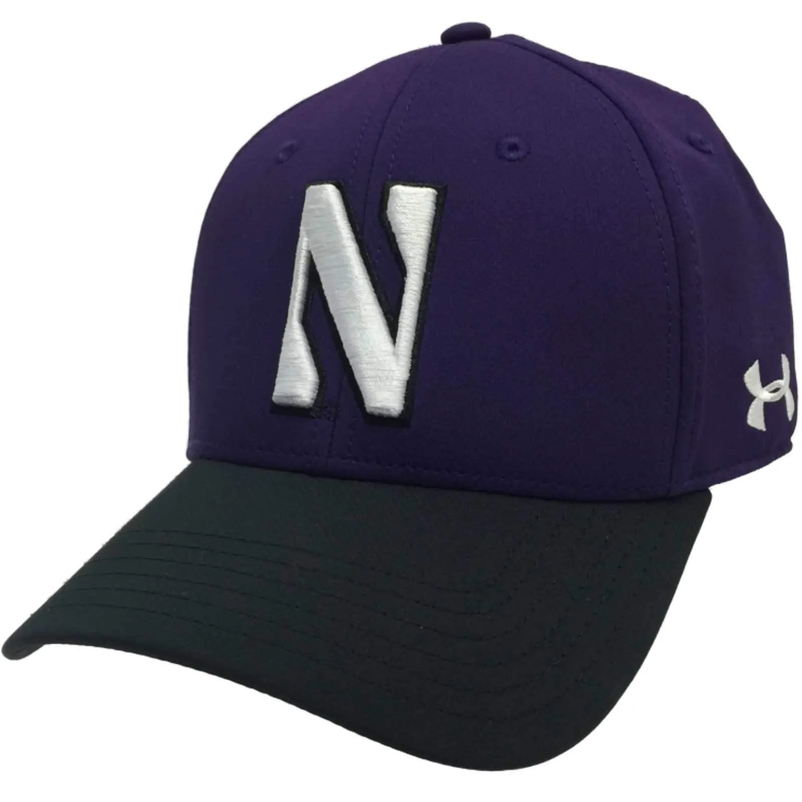 Northwestern Wildcats Under Armour Purple On Field Baseball Flex Hat Cap