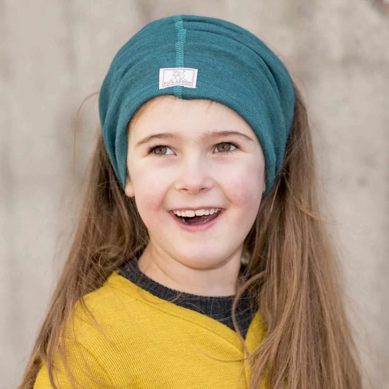 Pickapooh Child Strunzel Neck Buff /Head Band, Wool/Silk