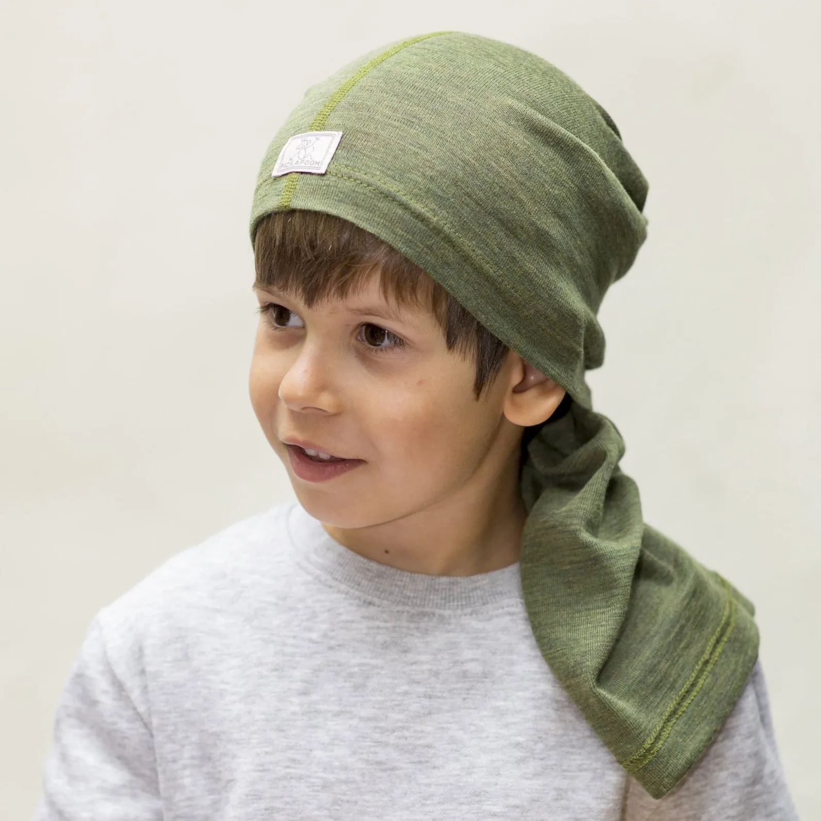 Pickapooh Child Strunzel Neck Buff /Head Band, Wool/Silk