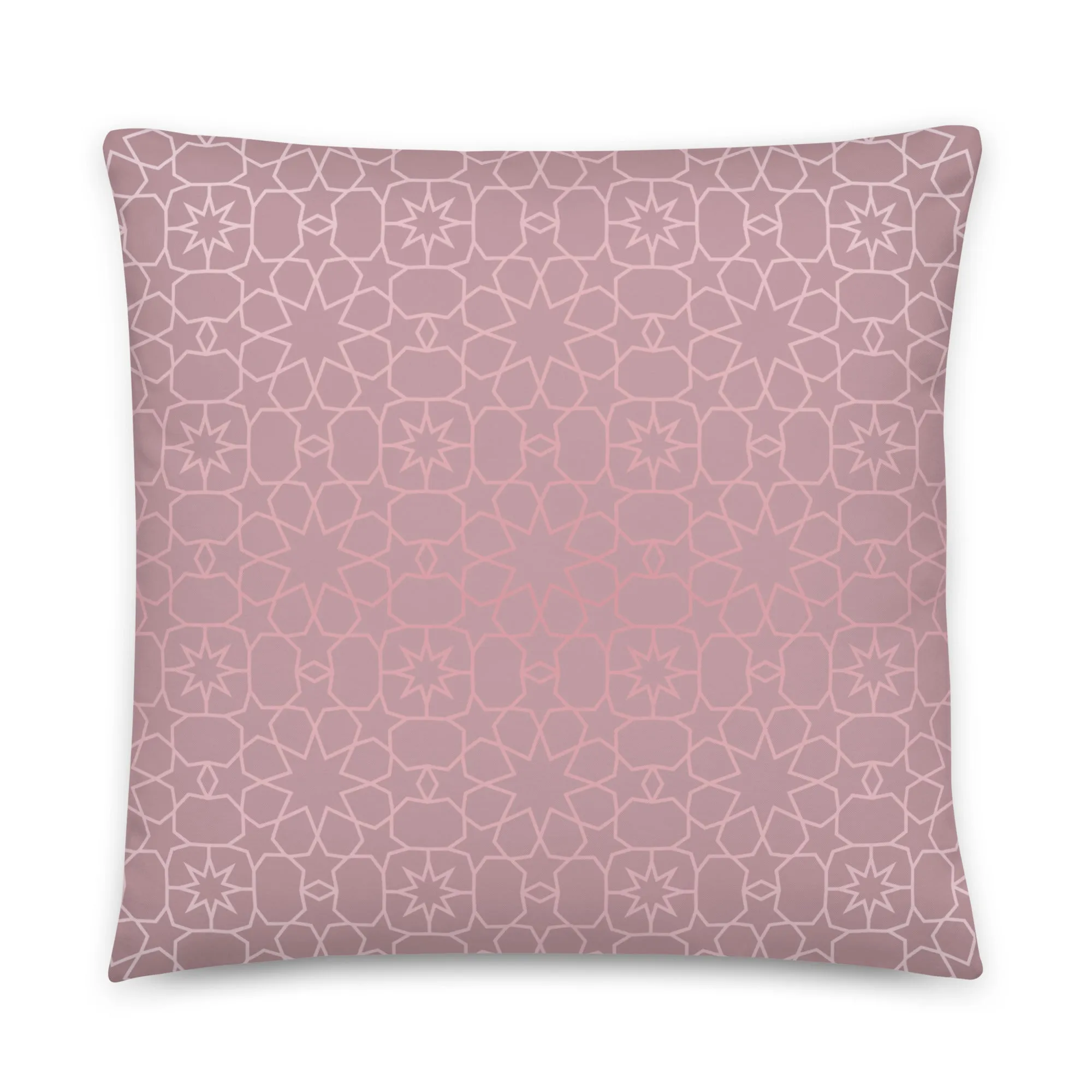 Pink graphic print cushion covers