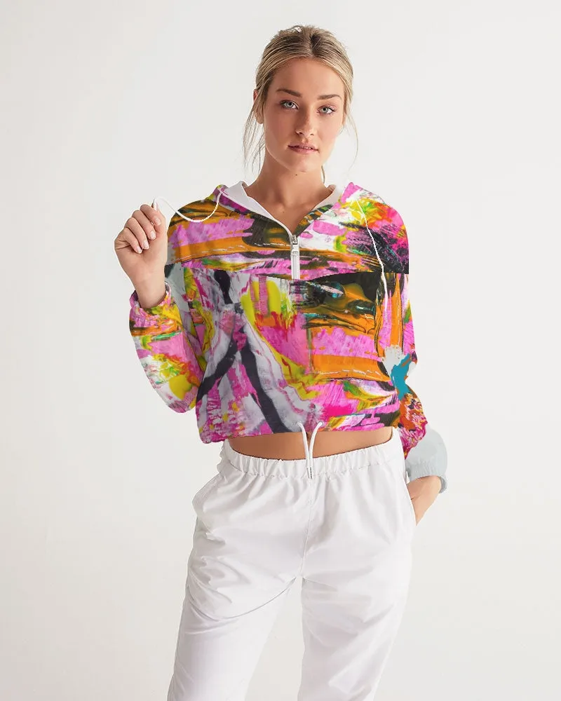 POUR PARTY Women's Cropped Windbreaker