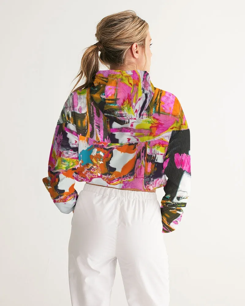 POUR PARTY Women's Cropped Windbreaker