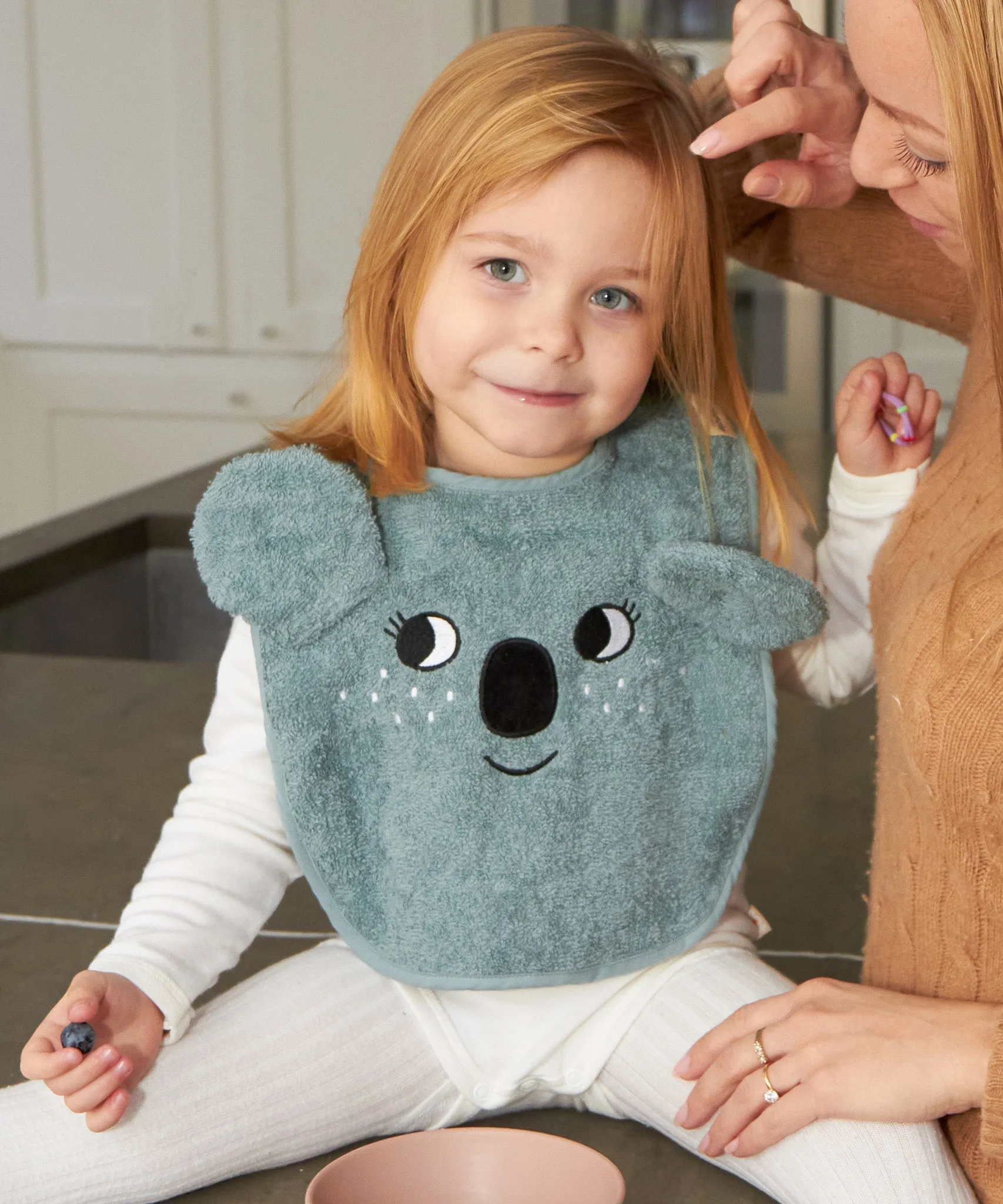 Roommate Organic Cotton Baby Bib - Koala