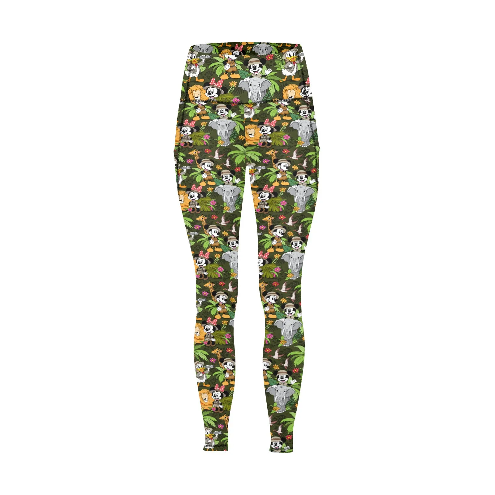 Safari Women's Athletic Leggings Wth Pockets