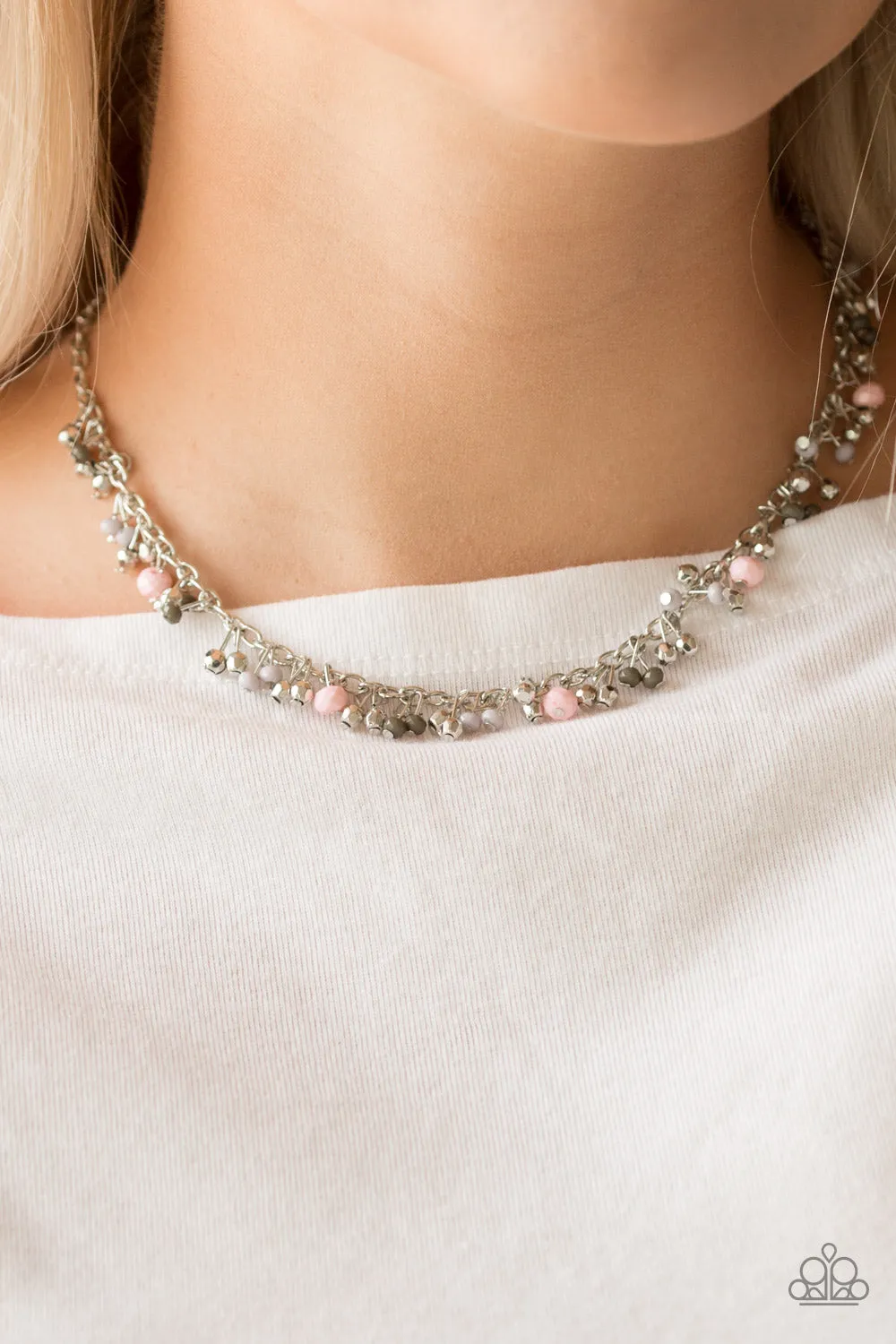 Sailing The Seven Seas - Pink Necklace - Paparazzi Accessories