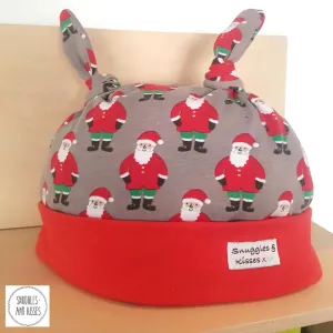 Santa Print Hat