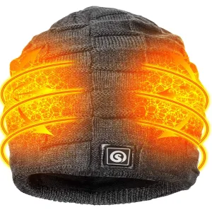 Savior Battery Heated Hat | Adult Winter Rechargeable Heated Beanie Hat