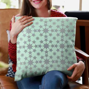 Star pattern print cushion cover