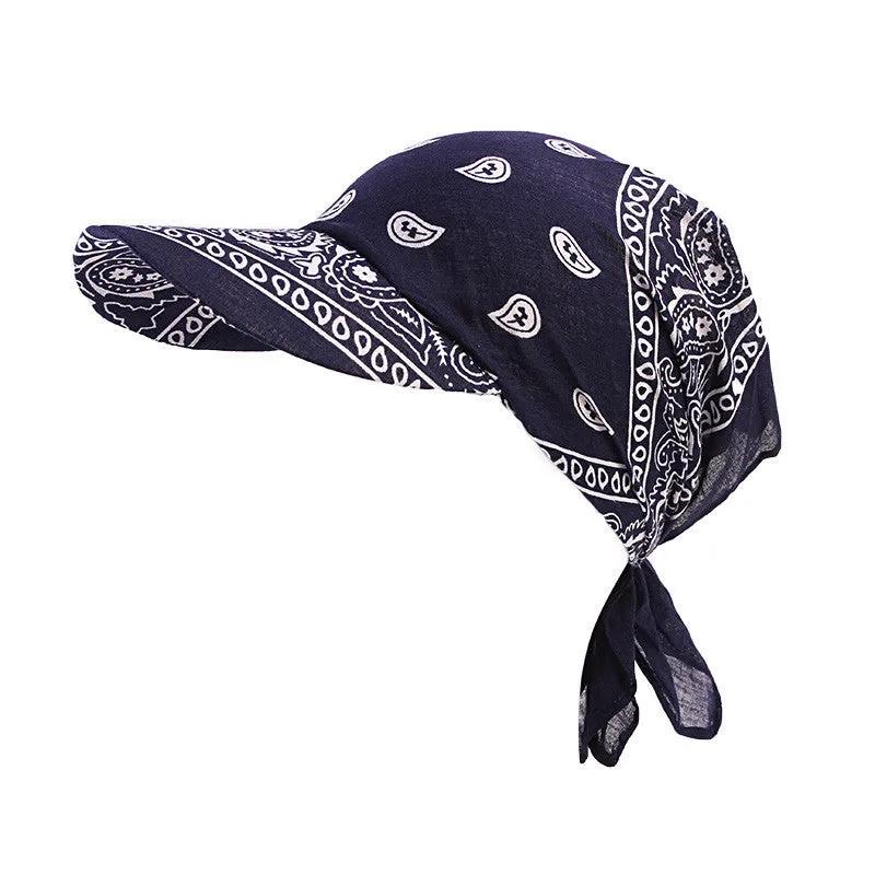 Street Cotton Amoeba Brim Square Hat Bandana Baseball Cap Outdoor Sun Hat