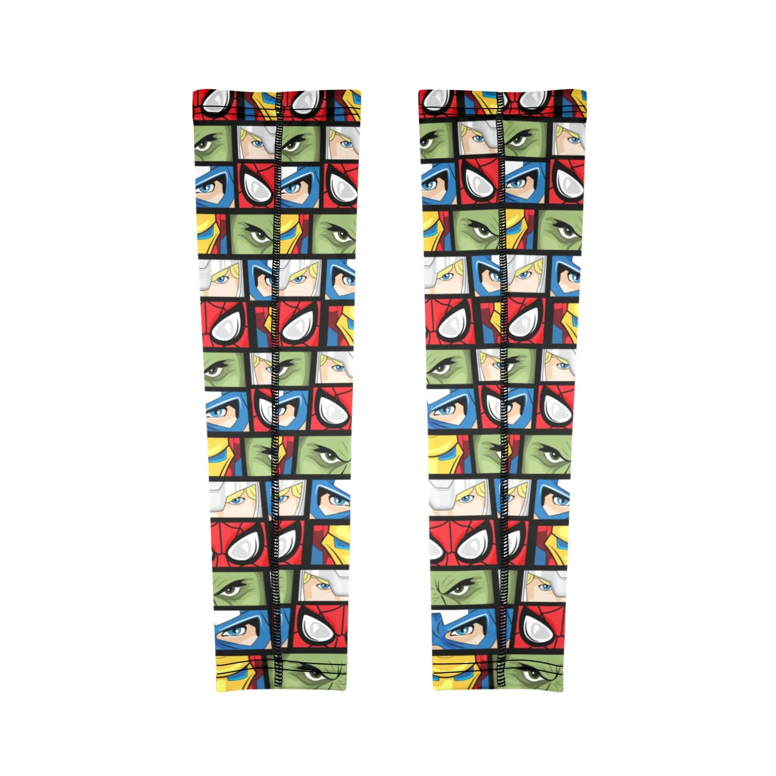 Super Heroes Eyes Arm Sleeves (Set of Two)