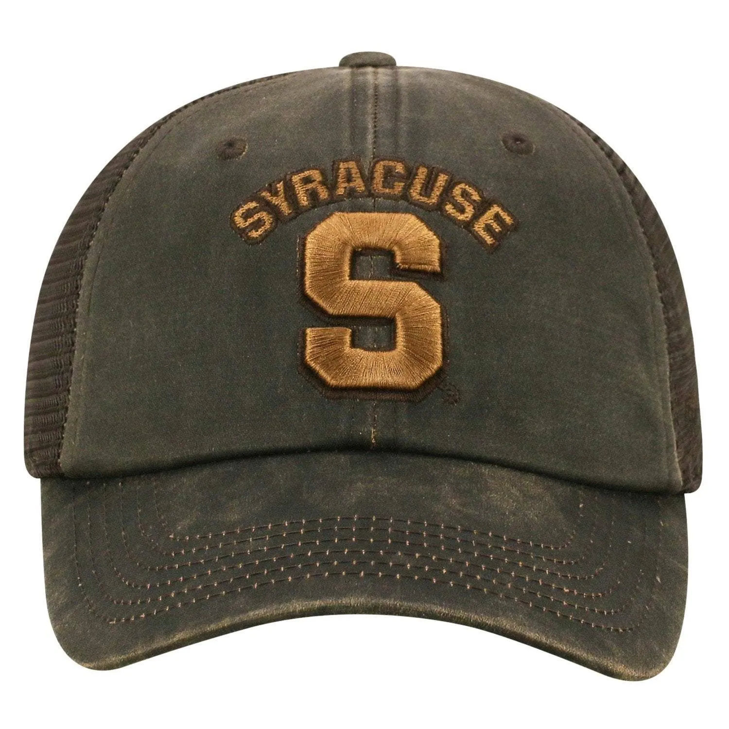 Syracuse Orange TOW Brown "Chestnut" Style Mesh Adj. Relax Hat Cap