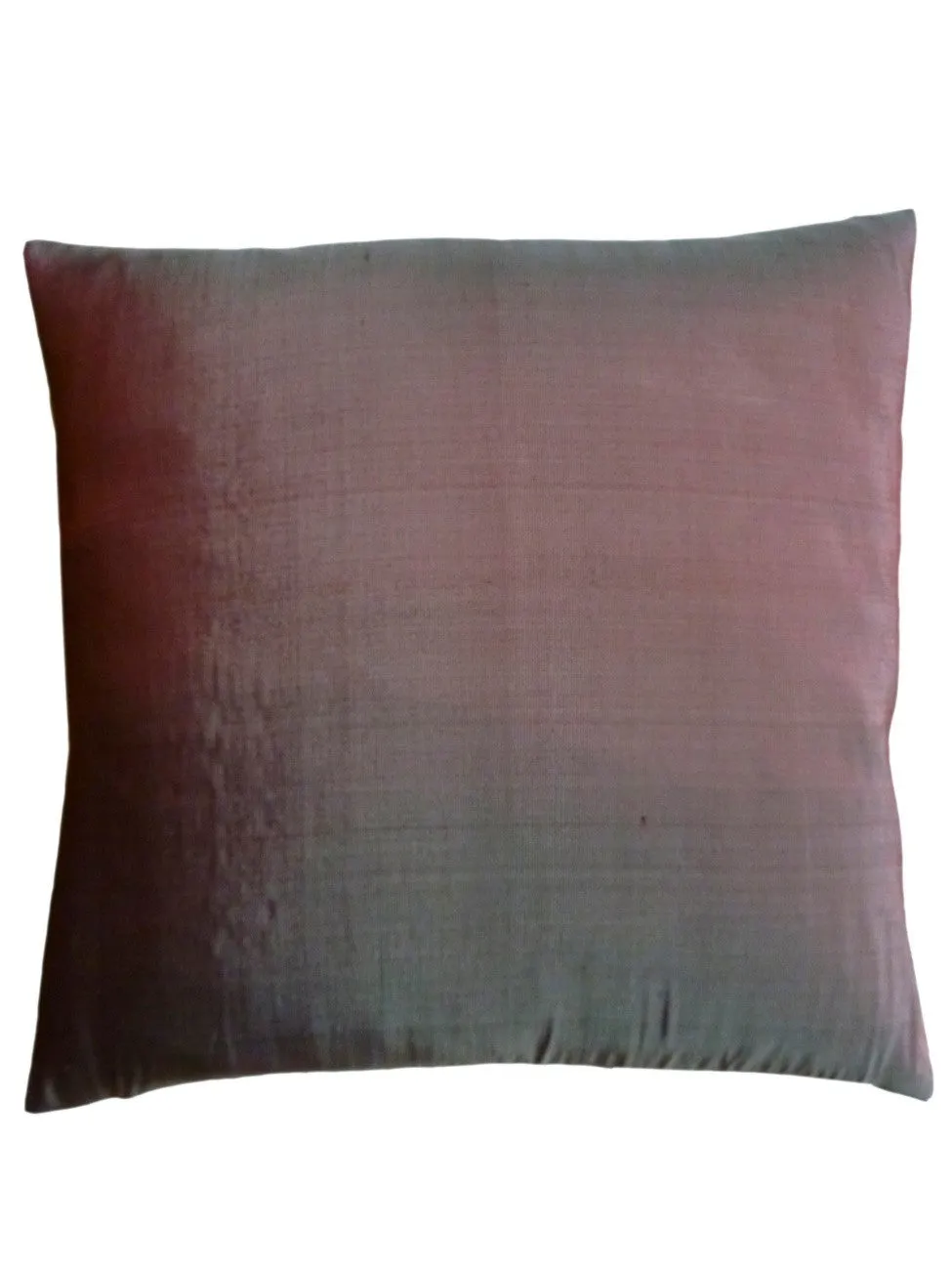 THAI SILK MODERN IKAT PILLOW AMETHYST CHARTREUSE 1