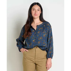 Toad & Co Women's Manzana Long Sleeve Peasant Top