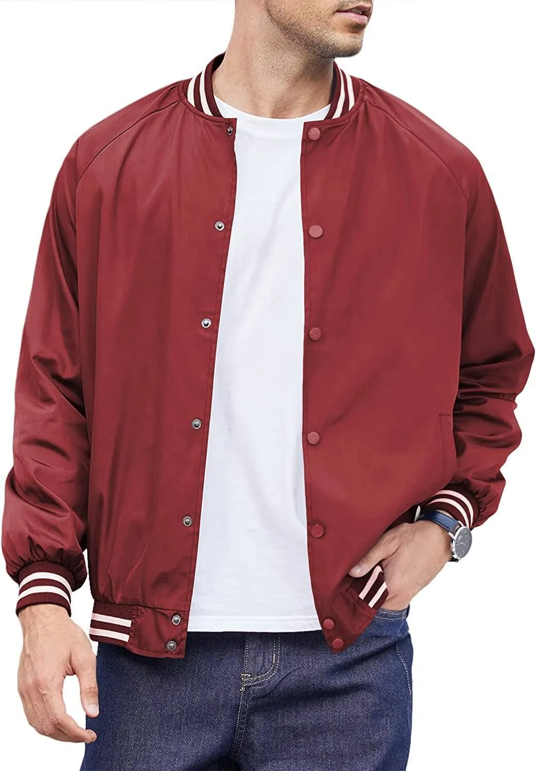 Varsity Lightweight Baseball Bomber Jackets (US Only)