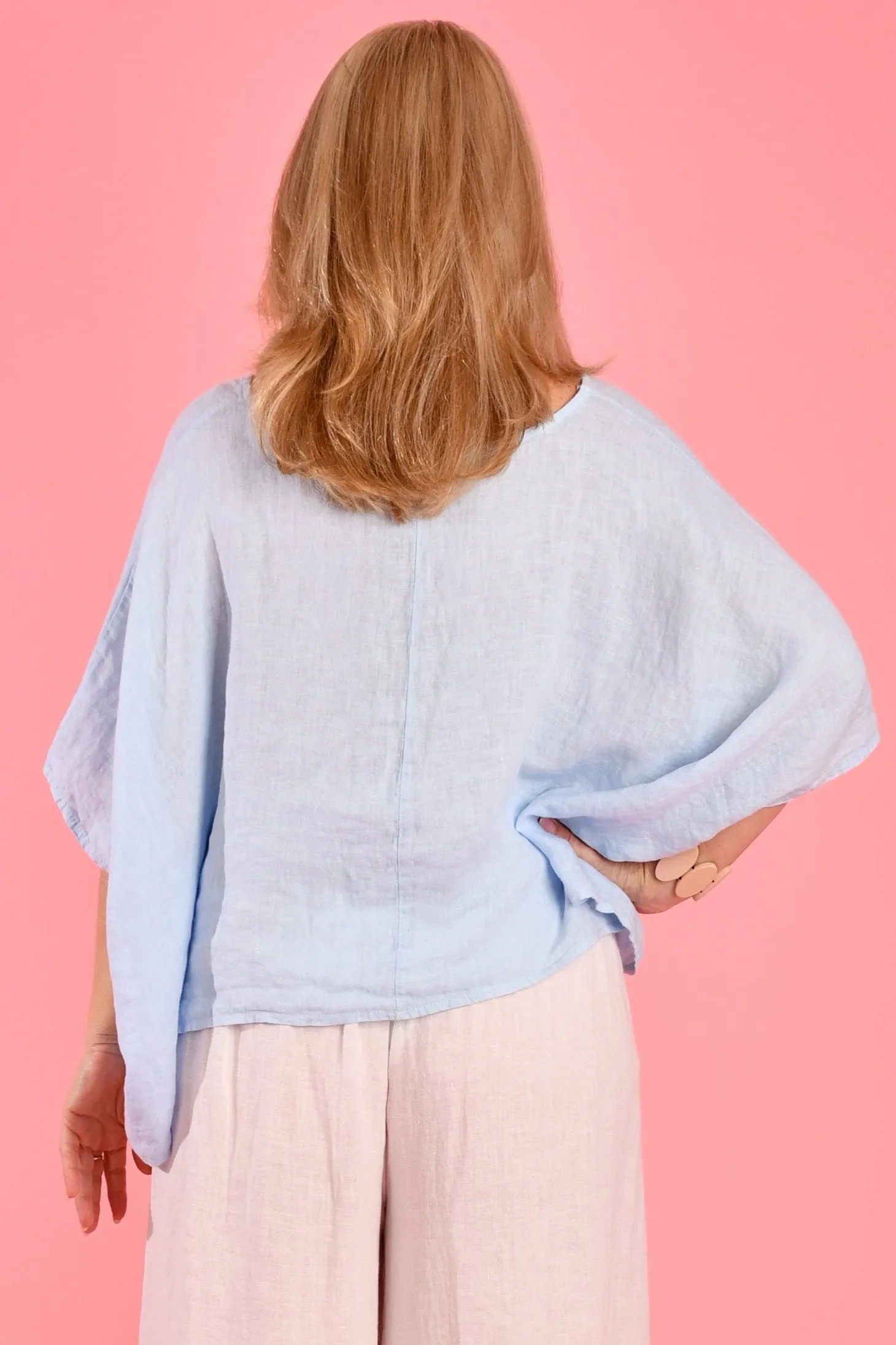 VLST020 (23C1098) - AMALFI TOP - PALE BLUE