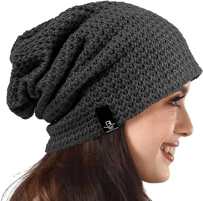 Women Slouchy Beanie Hat for Summer Winter B08