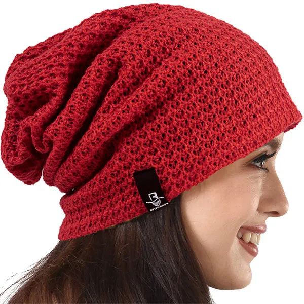 Women Slouchy Beanie Hat for Summer Winter B08